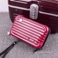 Hard shell small bag diagonal shoulder bag suitcase portable PC cosmetic bag mini storage bag